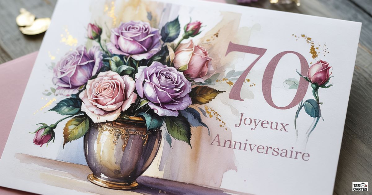 message anniversaire 70 ans femme
